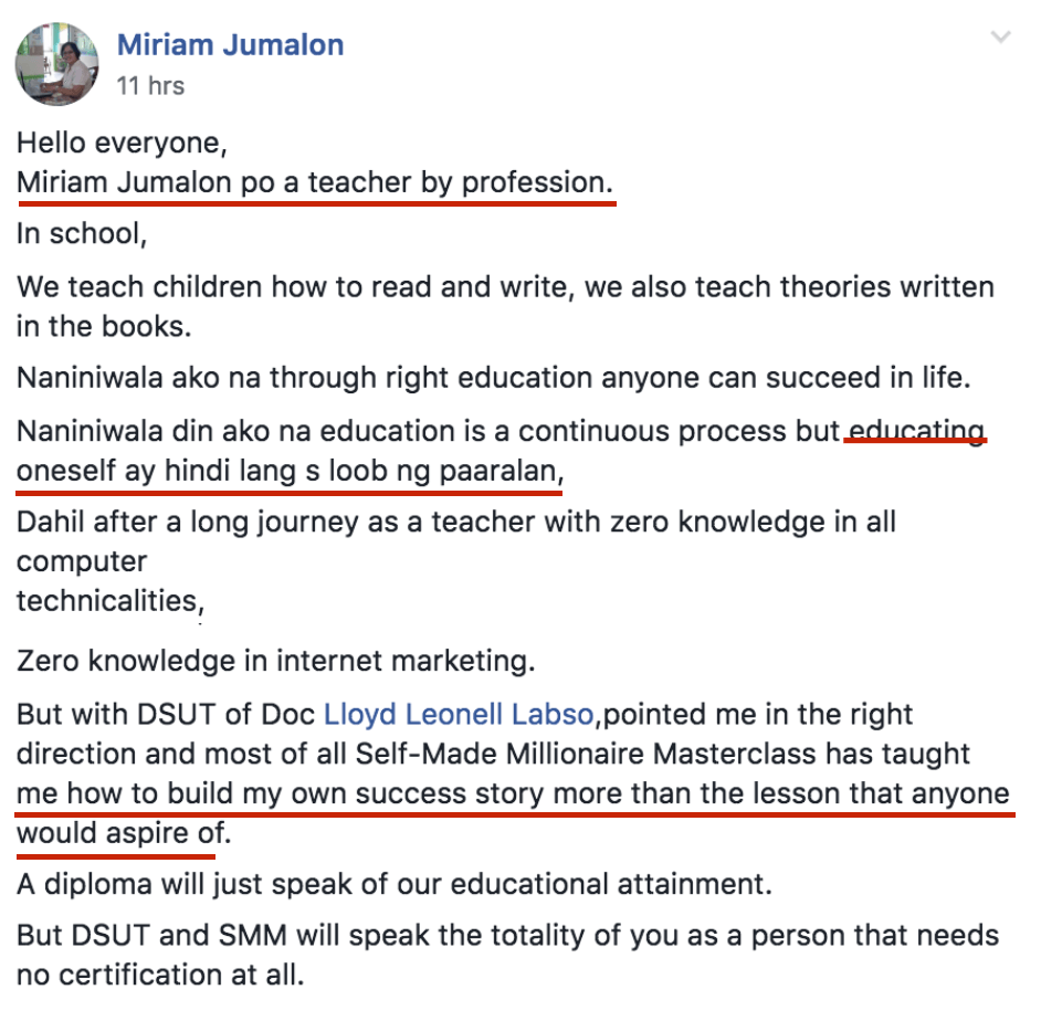 Miriam Jumalon Non Techie